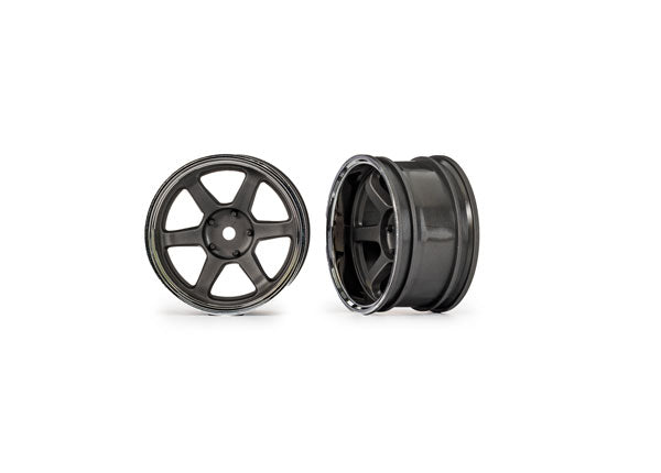 TRA10572 10572 Rear Wide 1.9" Wheels w/ Chrome Rim (2)