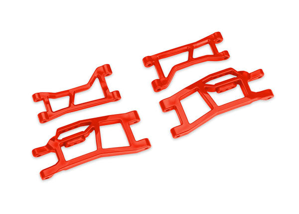TRA10725-RED 10725-RED Mini Maxx Wide Maxx Front Suspension Arms, Red