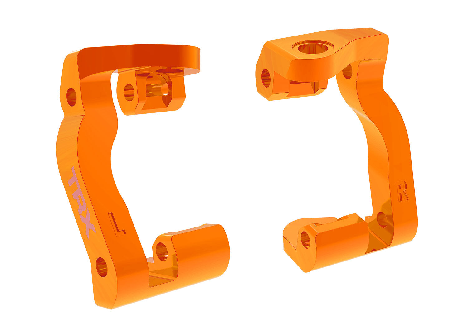 TRA10733-ORNG 10733-ORNG Mini Maxx Aluminum Caster Blocks, L&R, Orange