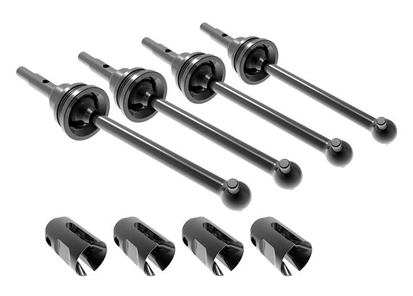 TRA10750X 10750X Mini Maxx Steel CV Driveshafts (4)