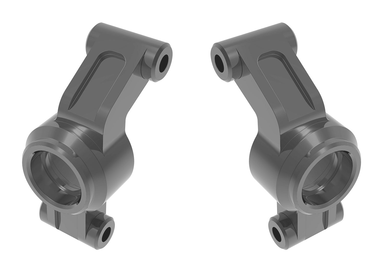 TRA10751-GRAY 10751-GRAY Mini Maxx Stub Axle Carriers, L&R, Gray