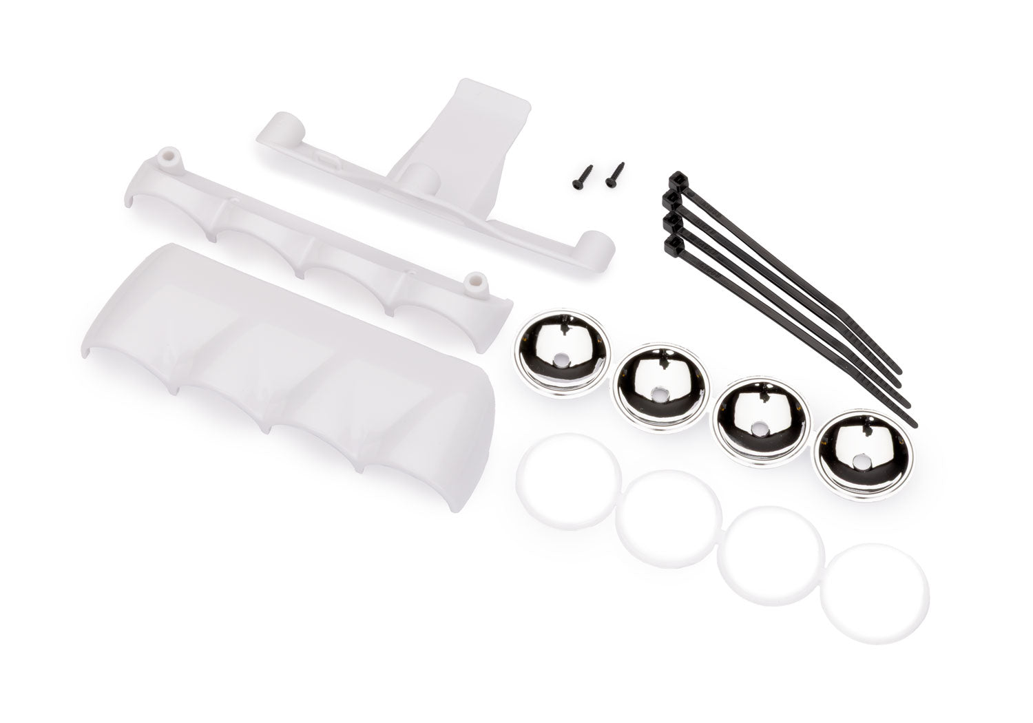 TRA10884-WHT 10884-WHT Mini Rally VXL Ford RS200 White LED Light Pod Housing