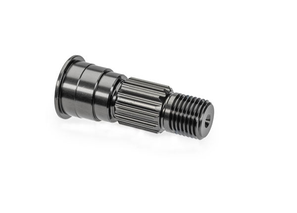 TRA10953-GRAY 10953-GRAY Aluminum Front Stub Axle, Gray