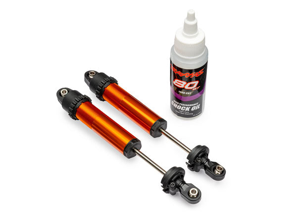 TRA10962-ORNG 10962-ORNG GT-Maxx Aluminum Rear Shocks (2), Orange