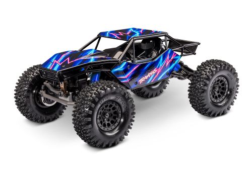 TRA120074-1-BLUE 120074-1-BLUE TXC-4M 1/18 4X4 Crawler RTR Combo, Blue