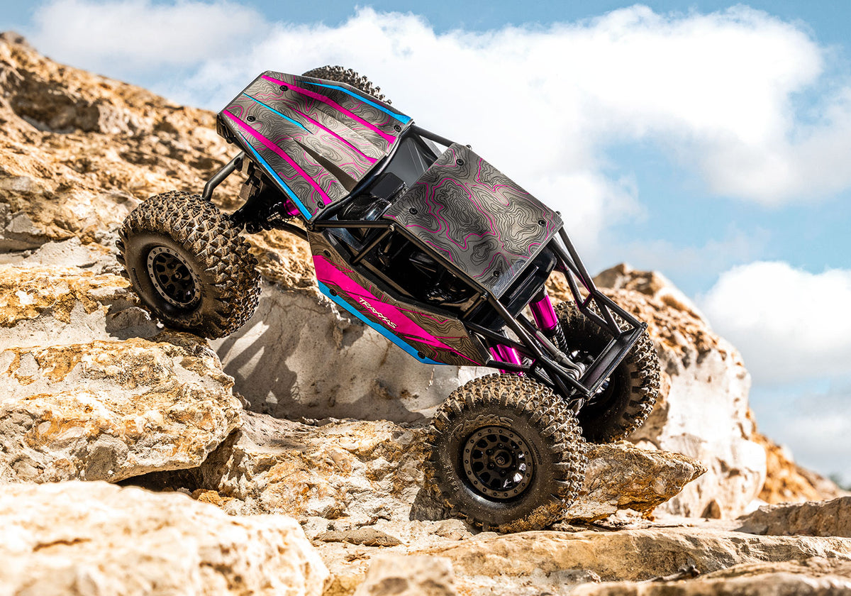 TXC-4M 1/18 4X4 Crawler RTR Combo, Pink