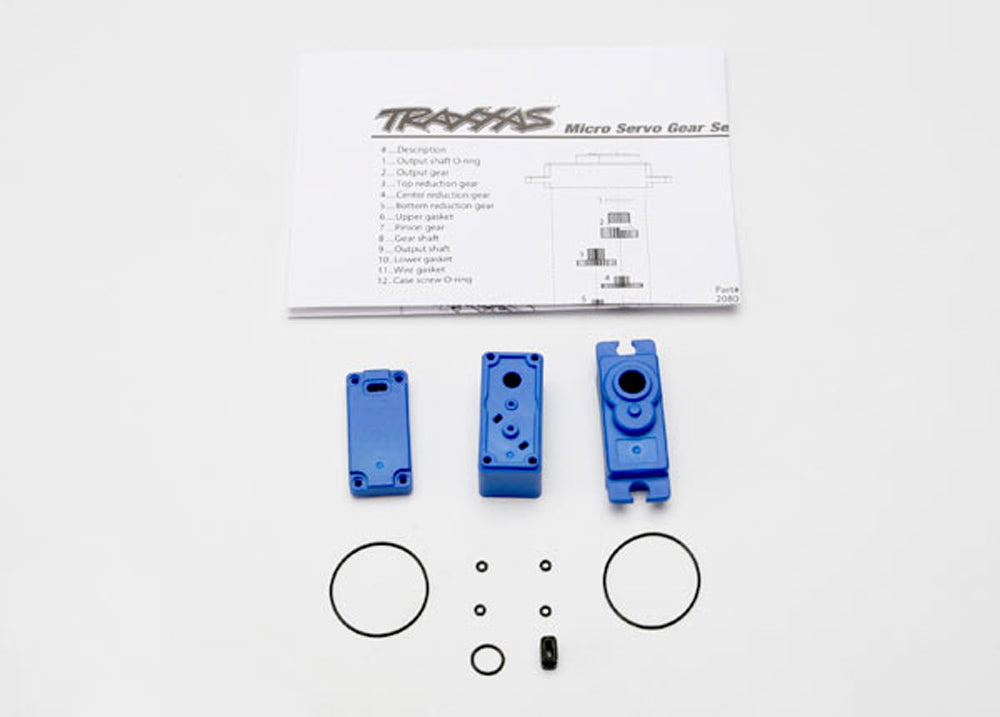TRA2081 2081 2080 Servo Case & Gaskets