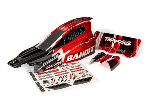 TRA2450 2450 Bandit & Bandit VXL Body w/ Wing, Red
