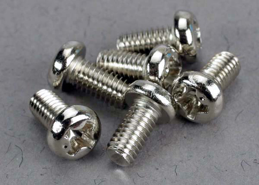 TRA2558 2558 Roundhead Machine Screws, 3x6mm