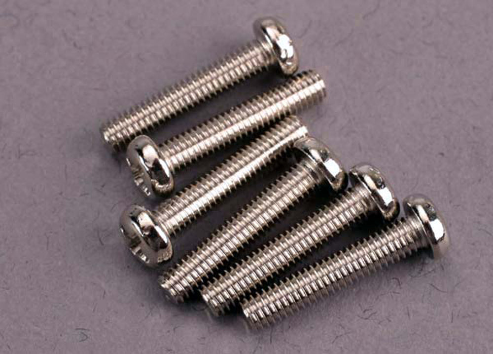 TRA2563 2563 3x15mm Roundhead Machine Screws (6)