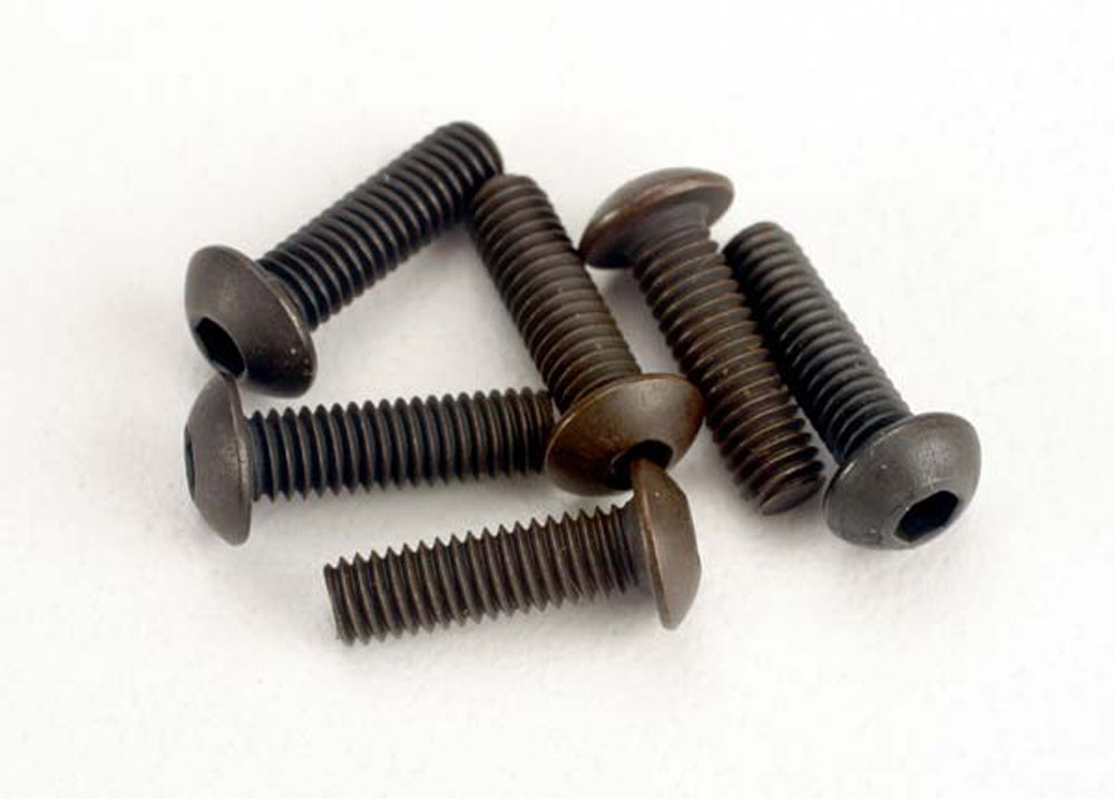 TRA2577 2577 Button Head Machine Screws, 3x10mm
