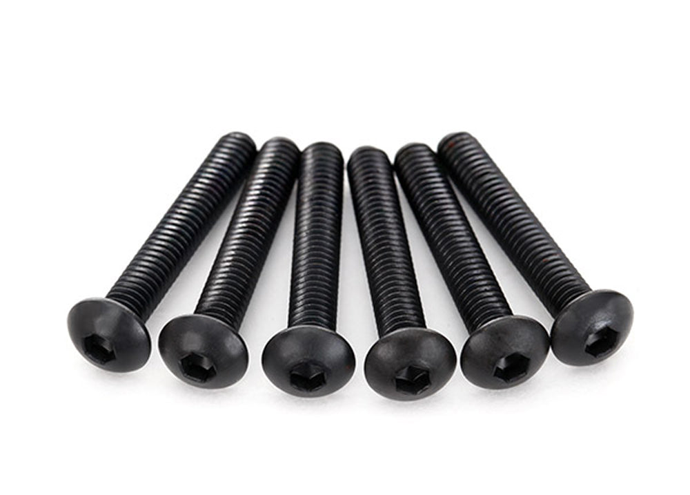 TRA2596 2596 Button Head Machine Screws, 4x25mm