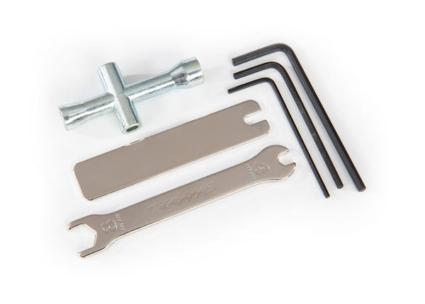 TRA2748R 2748R Basic Tool Set w/ 1.5mm, 2.0, 2.5mm Hex, 4mm, 8mm, 4-Way & U-Joint Wrench