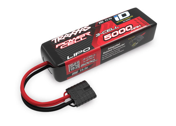 TRA2832X 2832X 3S LiPo Battery w/ Traxxas iD Plug, 11.1V 5000mAh 25C