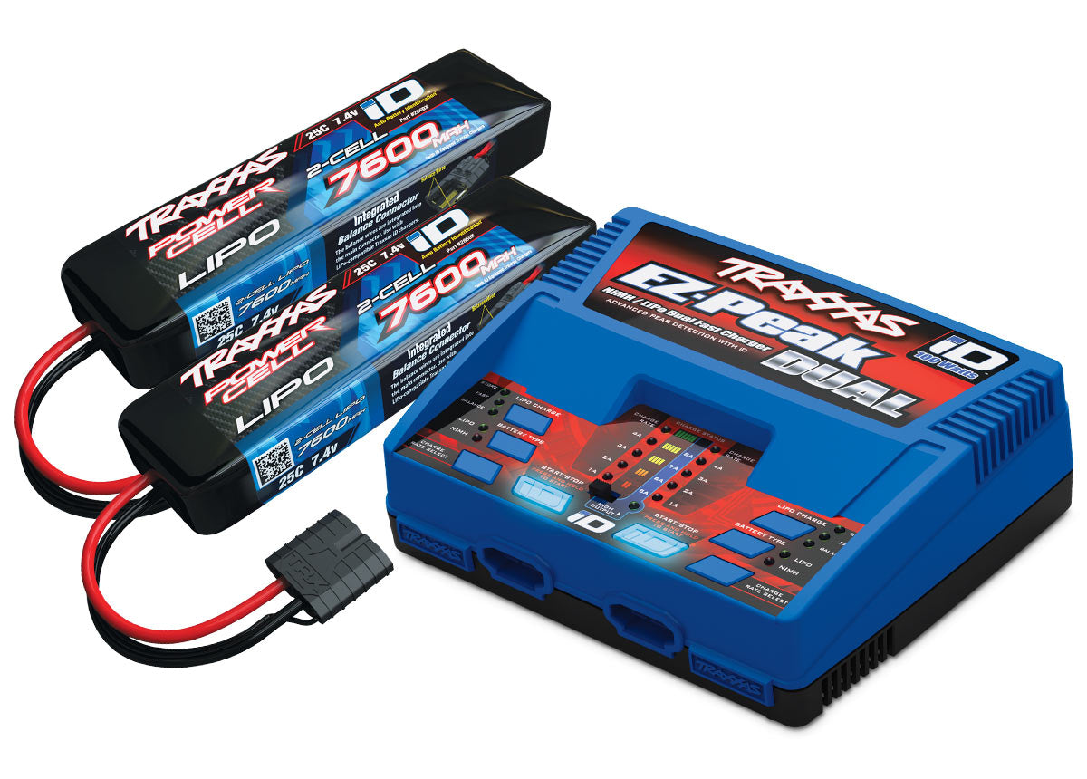TRA2991 2991 2S 7600mAh Battery / iD Charger Completer Pack