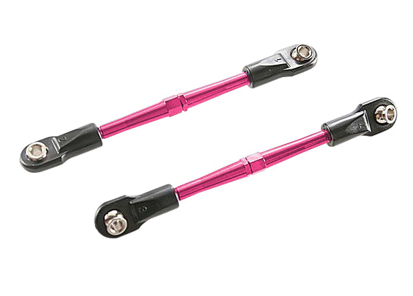 TRA3139P 3139P Aluminum Turnbuckles w/ Rod Ends, 59mm, Pink