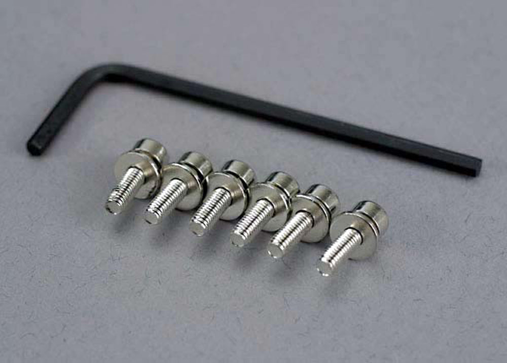 TRA3159 3159 Caphead Machine Screws & Wrench, 3x10mm