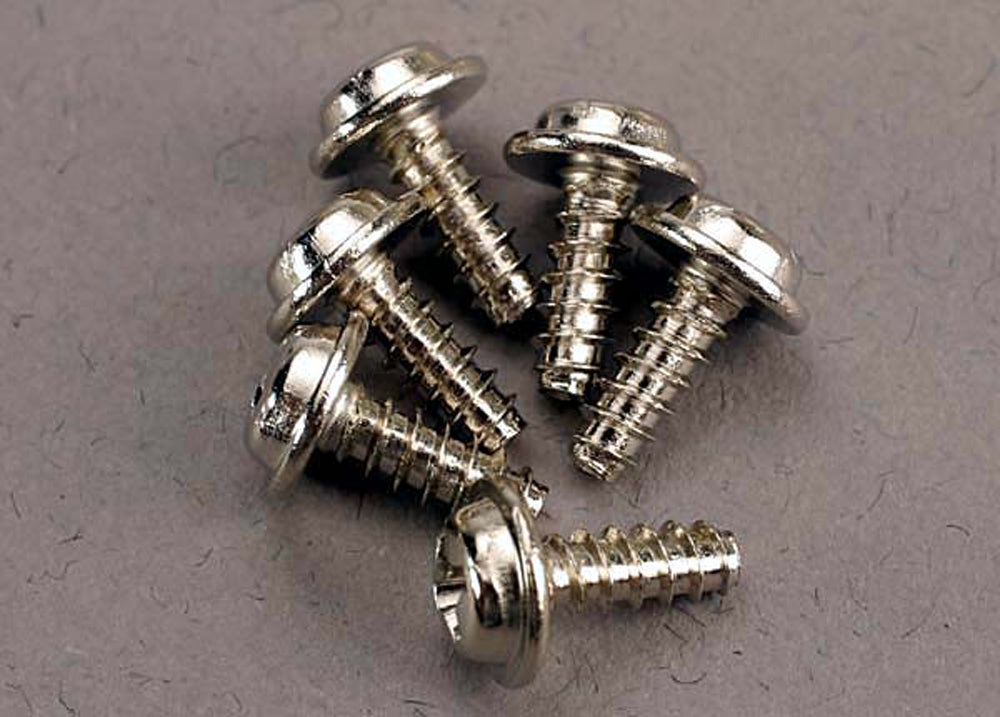 TRA3290 3290 Washerhead Self-Tapping Screws, 3x8mm