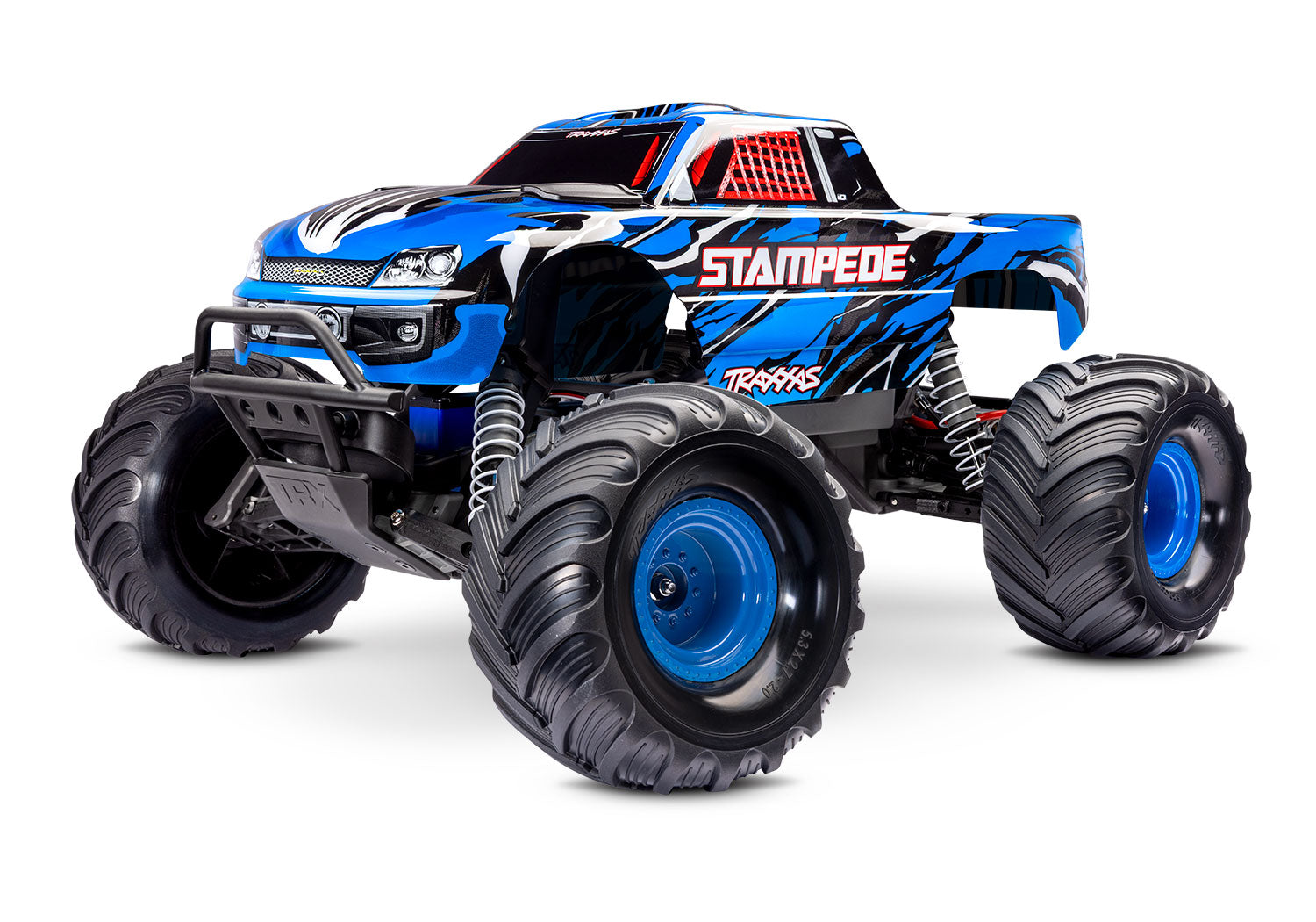 TRA36254-8-BLUEX 36254-8-BLUEX Stampede XL-5 1/10 2WD Monster Truck RTR Combo, Blue