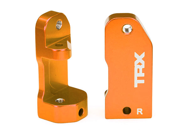 TRA3632T 3632T L&R Aluminum Caster Blocks, 30 Degree, Orange