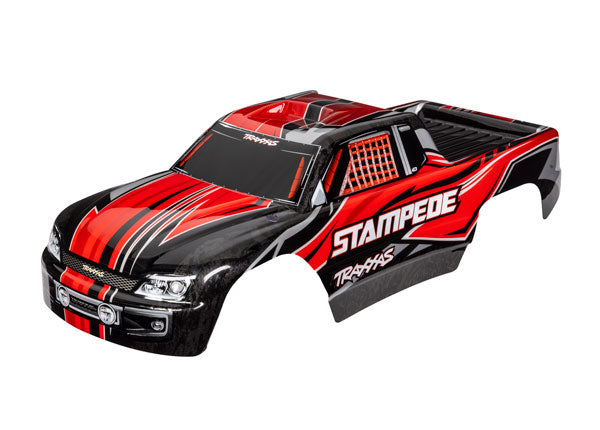 TRA3651 3651 Stampede & Stampede VXL Body, Red