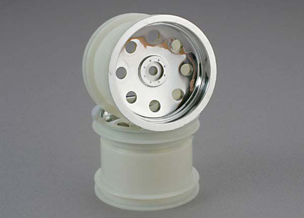 TRA3672 3672 Chrome 2.2" Wheel, Rear, Dyeable