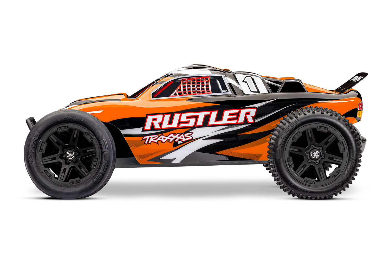 Rustler XL-5 1/10 2WD Stadium Truck RTR Combo, Orange
