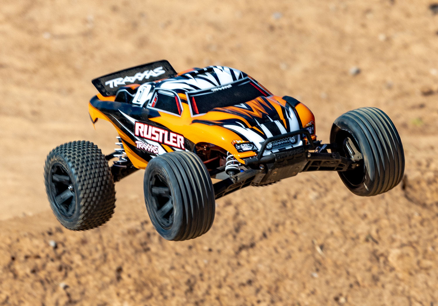 Rustler XL-5 1/10 2WD Stadium Truck RTR Combo, Orange