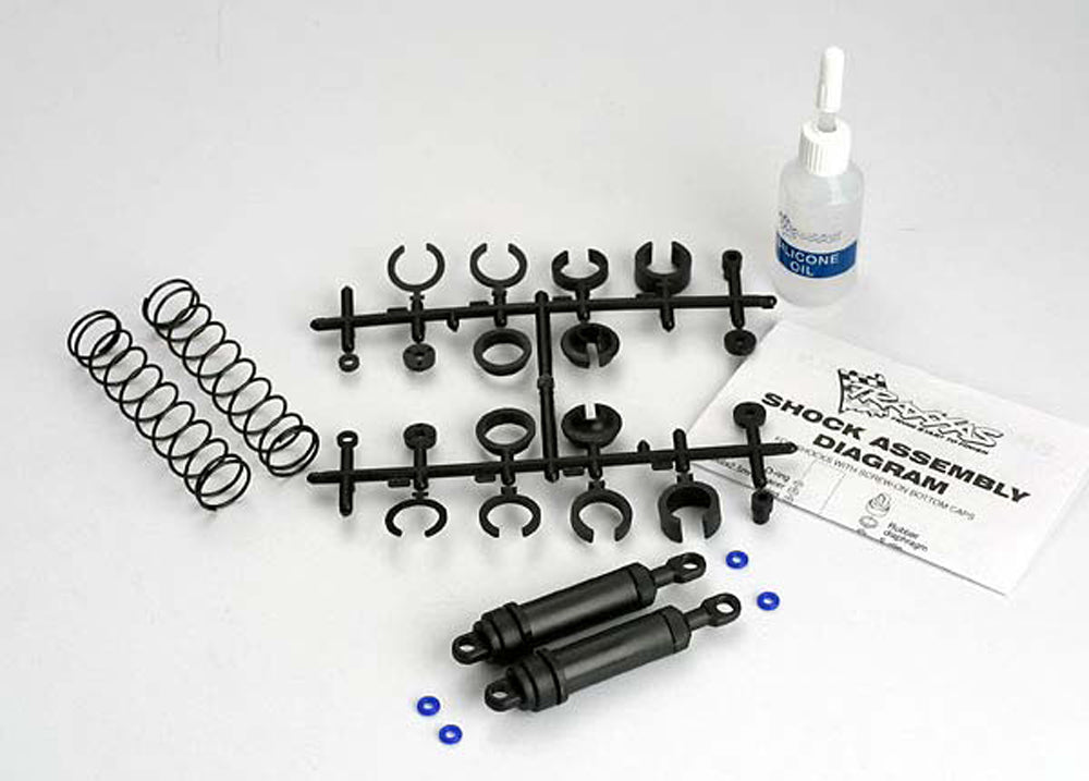 TRA3762 3762 Rear XX-Long Shocks, Unassembled, Black