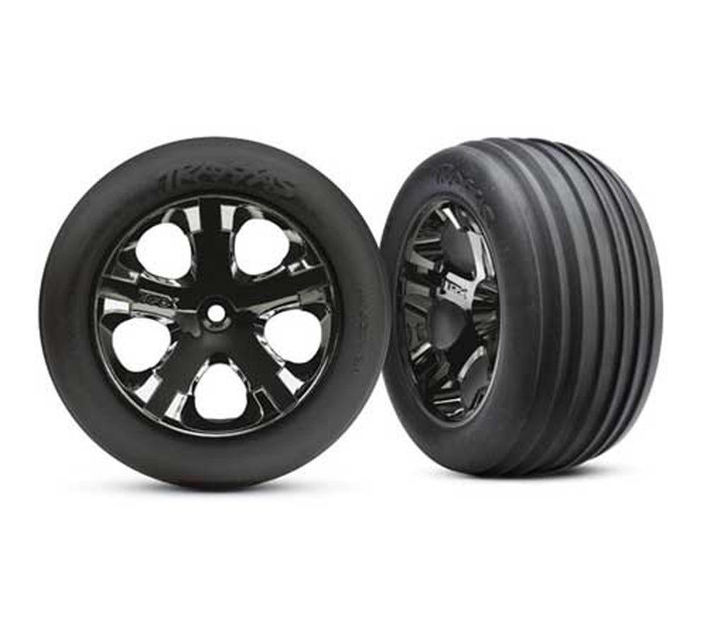 TRA3771A 3771A Alias Tires, All-Star Wheels, Blk Chrome, Front
