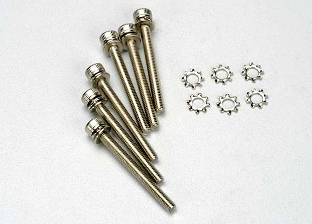 TRA3963 3963 Cap Head Machine Screws, 3x28mm