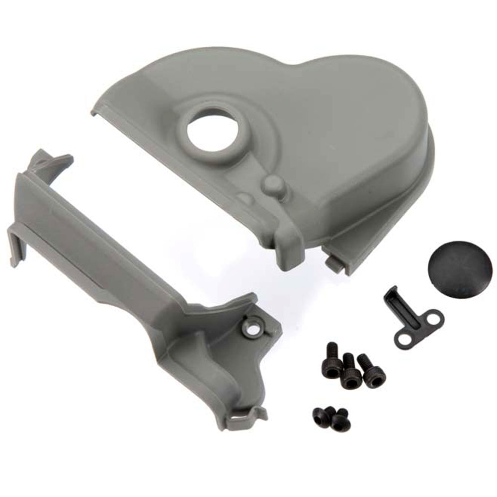 TRA3977R 3977R Gear Cover, Dust Plug, & 3x6mm CS
