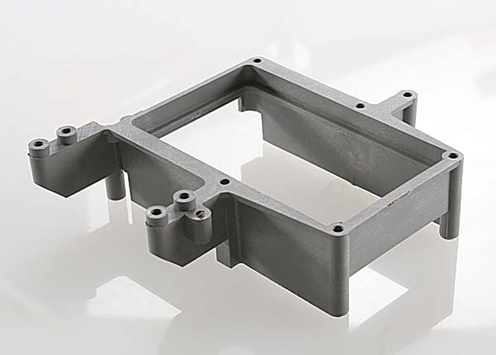TRA4432A 4432A Fuel Tank Holder / Throttle Servo Mount Gray