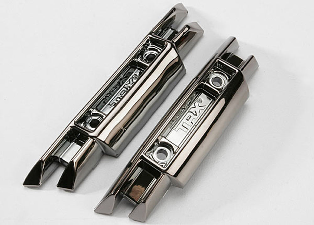 TRA5335X 5335X Front & Rear Bumpers, Black Chrome
