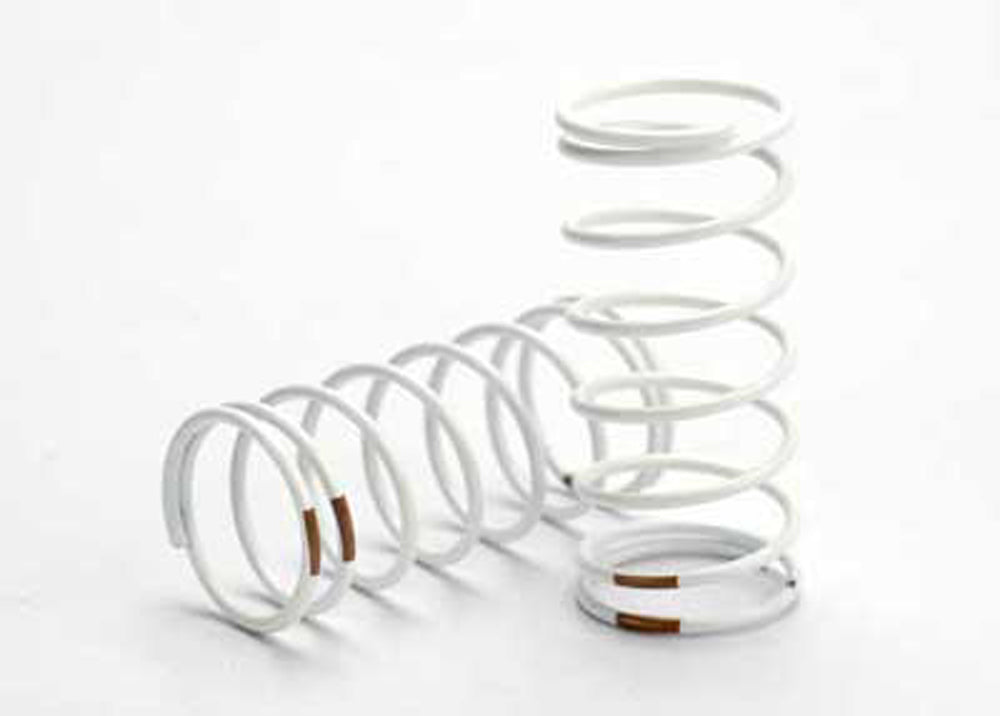 TRA5429 5429 Rear GTR Shock Springs, White, 1.0 Rate