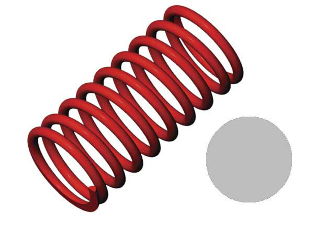 TRA5442 5442 GTR Shock Springs, 4.9 Rate Silver