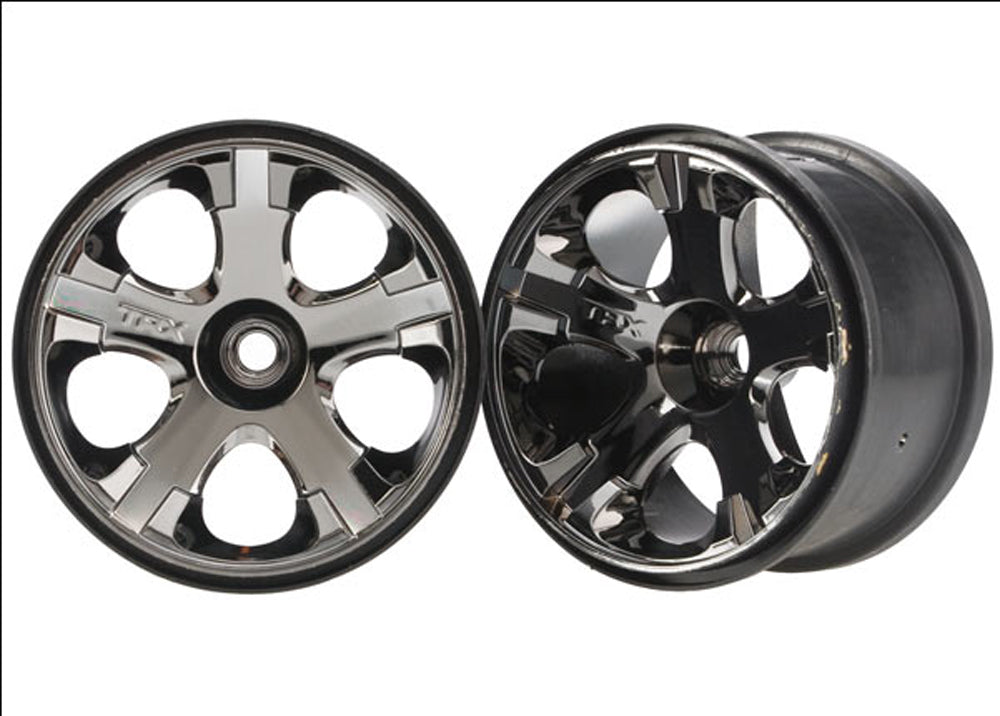 TRA5577A 5577A All-Star 2.8" Wheels, Black Chrome, Nitro Front
