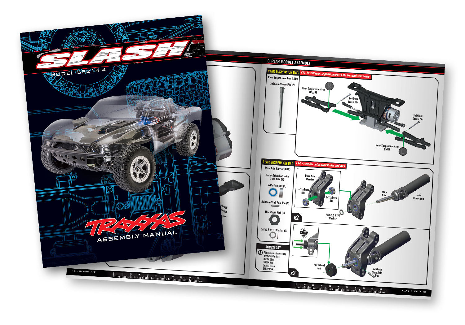 Slash 1/10 2WD Short Course Truck, Unassembled Kit