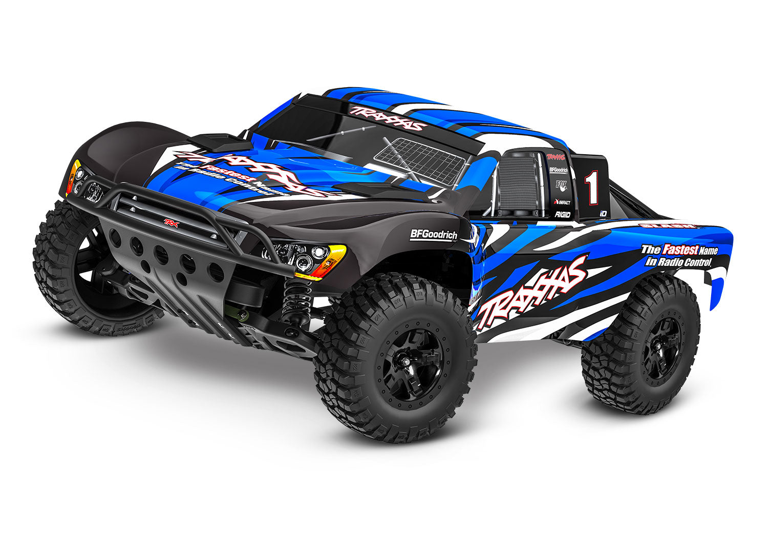 TRA58234-8-BLUEX 58234-8-BLUEX Slash XL-5 HD 1/10 Short Course Truck RTR Combo, Blue