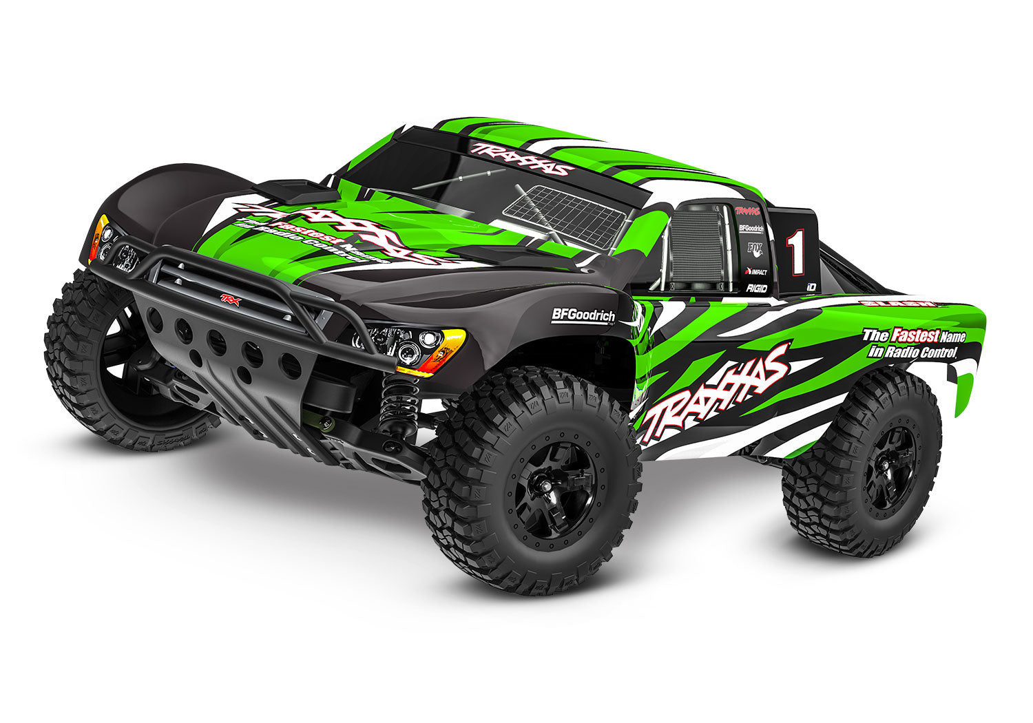 TRA58234-8-GRNX 58234-8-GRNX Slash XL-5 1/10 2WD Short Coure Truck RTR Combo, Green