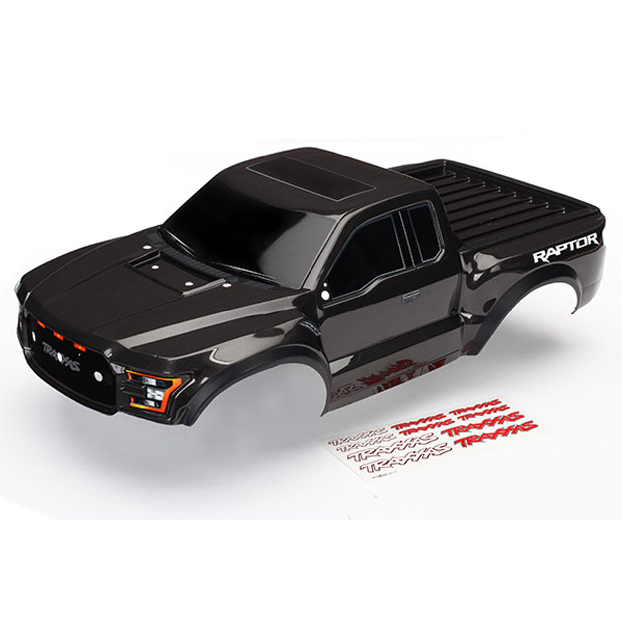 TRA5826A 5826A Ford Raptor F-150 Body, Black, Decals