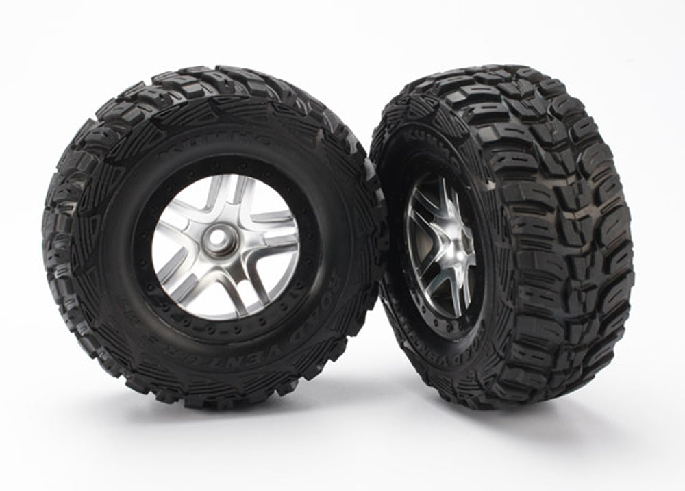 TRA5882 5882 Kumho Tires, SCT SS Wheels, Satin Chrome/Black