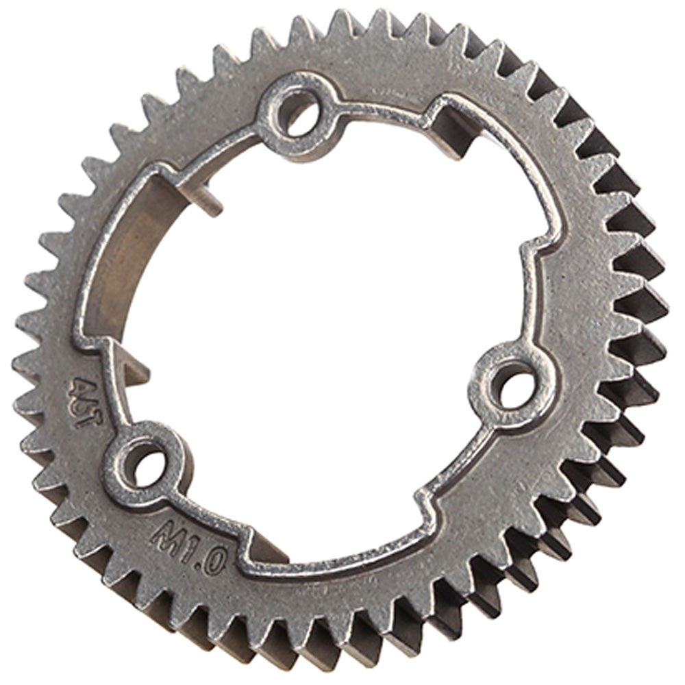 TRA6447X 6447X Steel Spur Gear, 1 Metric Pitch, 46T