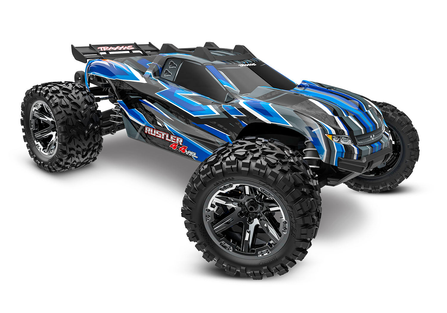 TRA67376-4-BLUE 67376-4-BLUE Rustler VXL 1/10 4X4 Stadium Truck RTR, Blue