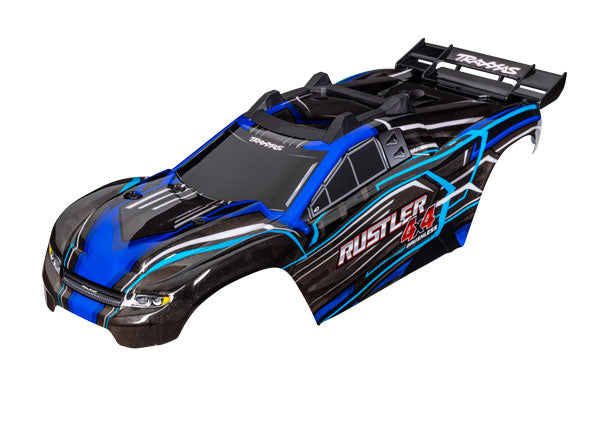 TRA6740-BLUE 6740-BLUE Rustler 4x4 Body, Blue