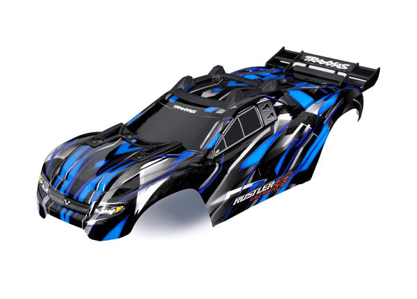 TRA6749-BLUE 6749-BLUE Rustler 4x4 Body, Blue