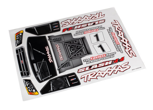 TRA6813R 6813R Slash 4x4 Decal Sheet