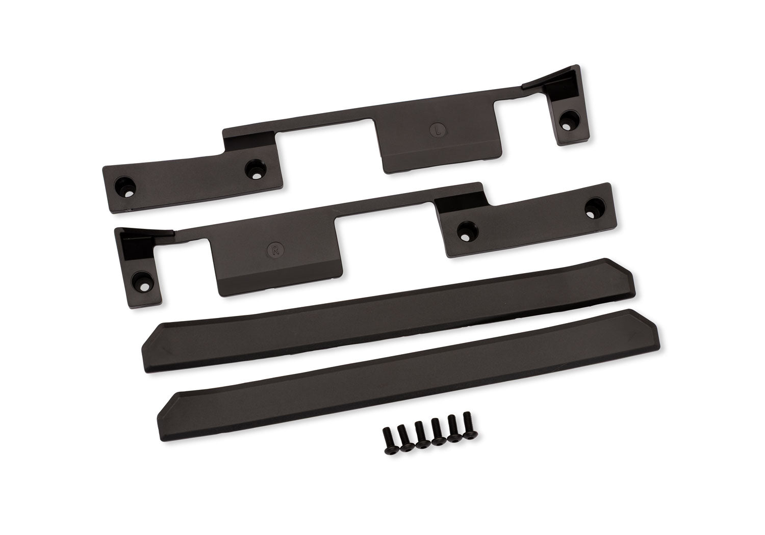 TRA6994 6994 Slash Side Skirts, L&R, Black