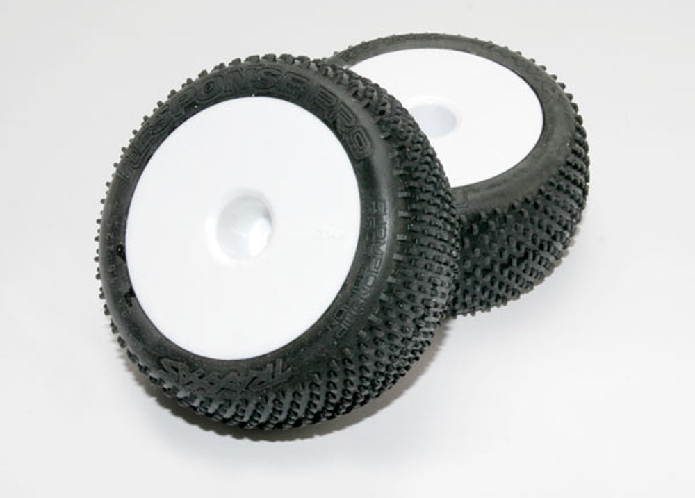 TRA7175 7175 Response Pro Tires, Dished Wheels, 2.2", White
