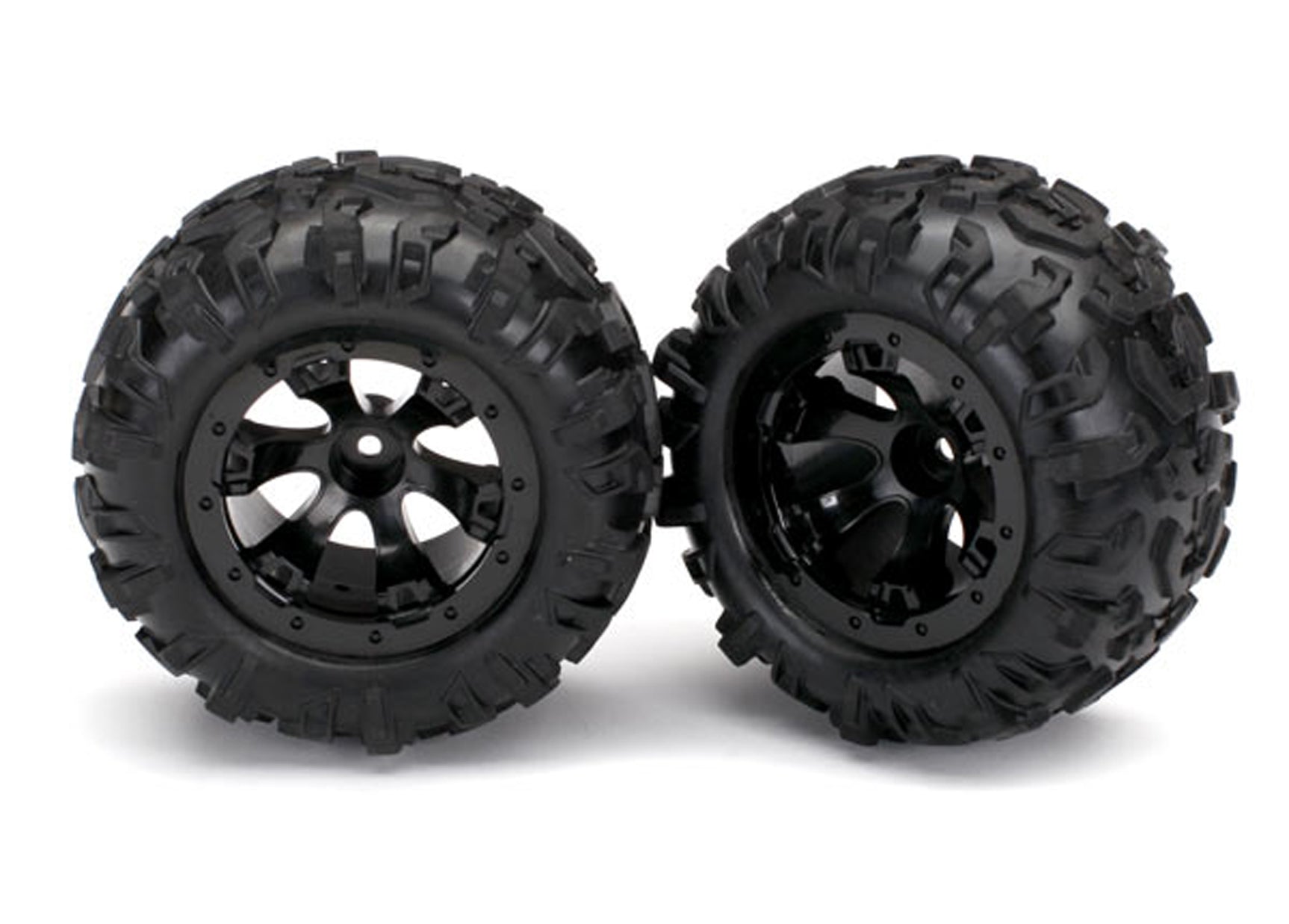 TRA7277 7277 Canyon AT Tires, Geode Beadlock Style Wheels, Black